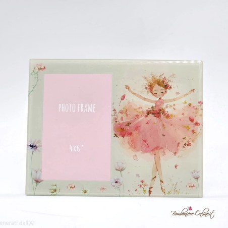 Bomboniera Solidale Portafoto serie "Ballerina"