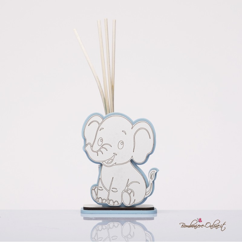 Bomboniera Solidale Profumatore Elefante azzurro