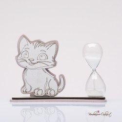 Bomboniera Solidale Clessidra Gattino rosa