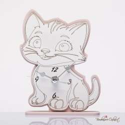 Bomboniera Solidale Orologio Gattino rosa