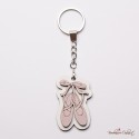 Bomboniera Solidale Portachiavi Scarpette serie "Ballerina"
