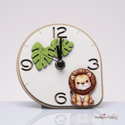 Bomboniera Solidale Orologio da Tavolo Leoncino della Giungla