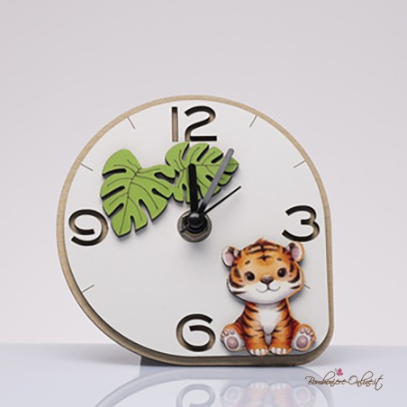 Bomboniera Solidale Orologio da Tavolo Tigrotto della Giungla