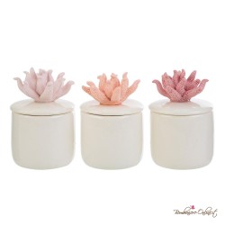 Bomboniera Scatola Corallo con Candela