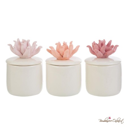 Bomboniera Scatola Corallo con Candela