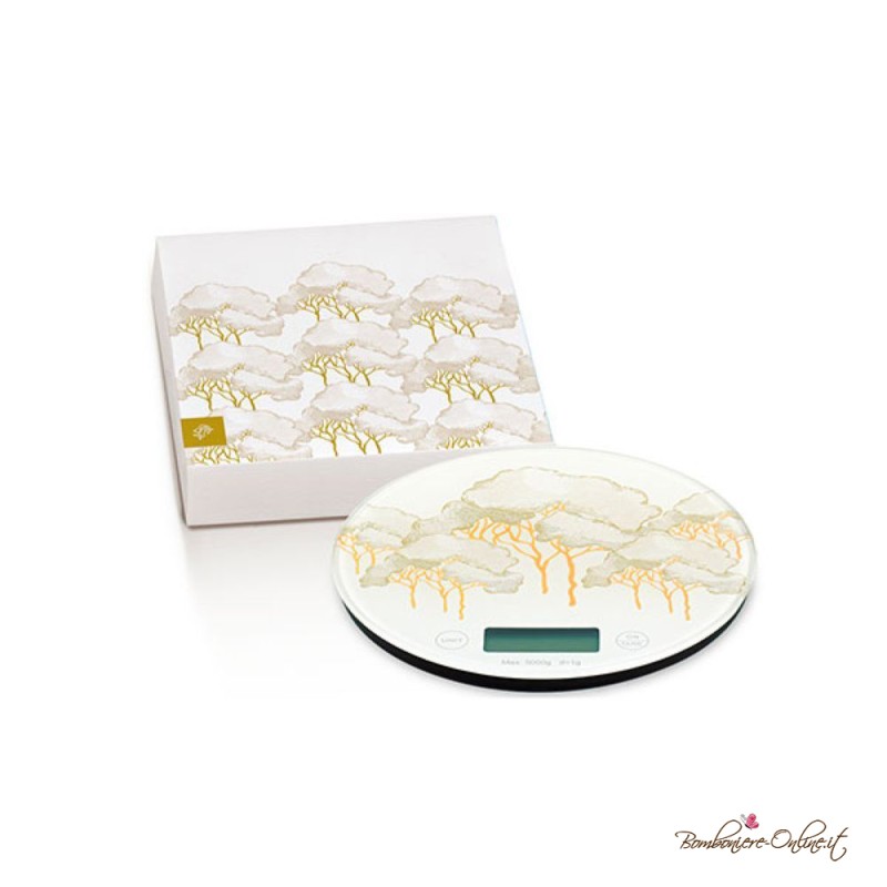 Bomboniera Bilancia da Cucina Alberi Intrecci
