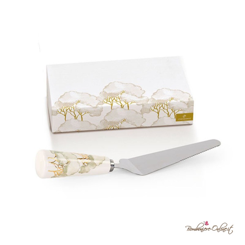 Bomboniera Paletta per Torta Alberi Intrecci