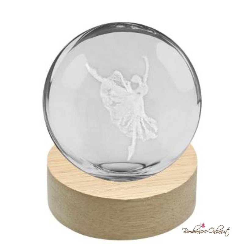 Bomboniera Lampada Sfera Luminosa Ballerina