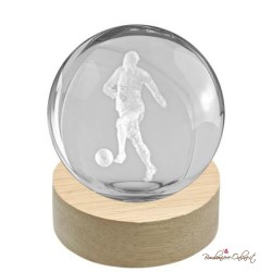 Bomboniera Lampada Sfera Luminosa Calciatore