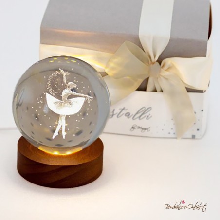 Bomboniera Lampada Grande Sfera Luminosa Ballerina