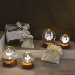 Bomboniera Lampada Grande Sfera Luminosa Angioletto