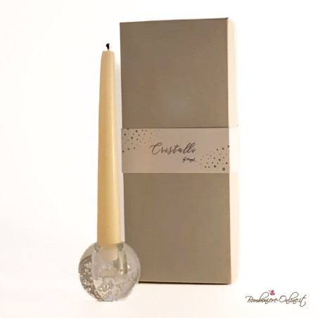 Bomboniera Portacandela Grande Sfera Bolle