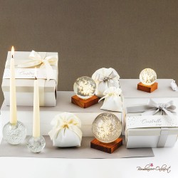 Bomboniera Portacandela Grande Sfera Bolle