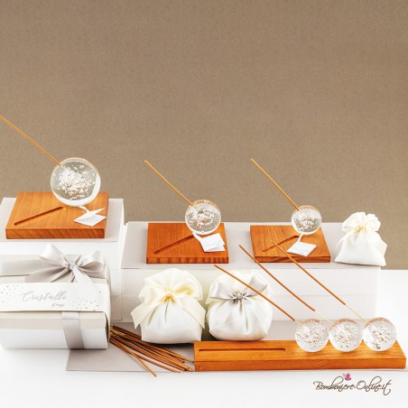 Bomboniera Portaincenso Piccolo Sfera Bolle