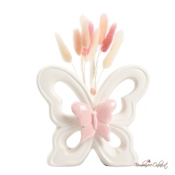 Bomboniera Profumatore Farfalle Bianca e Rosa