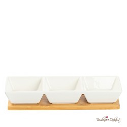 Bomboniere Utili Antipastiera 3 Scomparti