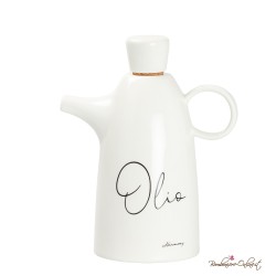 Bomboniere Utili Oliera Piccola in Ceramica Bianca