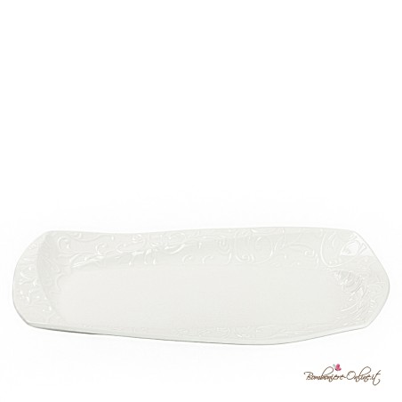 Bomboniere Vassoio in Porcellana Bianca