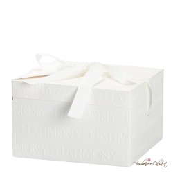 Bomboniere Coppa Svuota Tasche a Fazzoletto in Ceramica Bianca