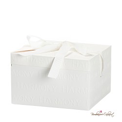 Bomboniera Candela Cuore in Porcellana Tortora con Frase