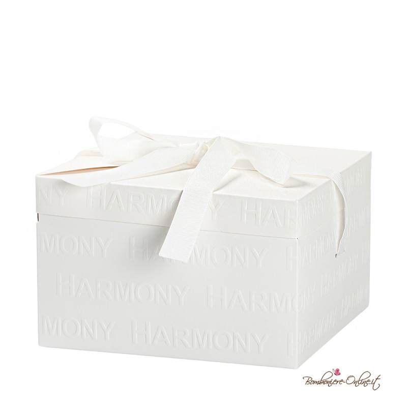 Bomboniera Candela Cuore in Porcellana Tortora con Frase