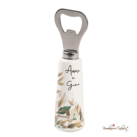 Bomboniere Utili Apribottiglie con Decoro Foglie