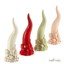 Bomboniera Cornetto TORTORA Portafortuna Grande