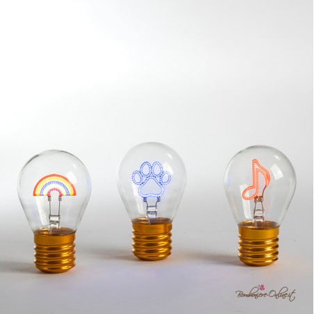 Bomboniere Lampadina Impronta Animale