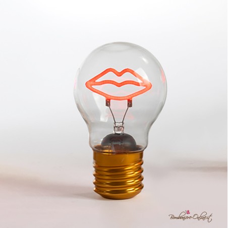 Bomboniere Lampadina Led ricarica USB Labbra