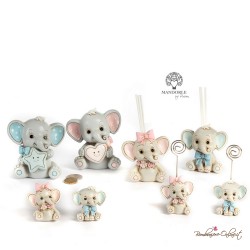 Bomboniera Profumatore ROSA Elefantino Seduto