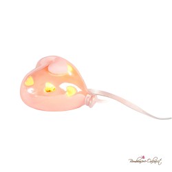 Bomboniera Palloncino Cuore Rosa con Luce Led