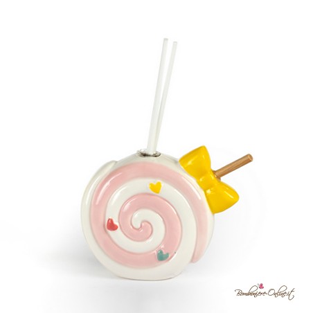 Bomboniera Profumatore Rosa Lecca Lecca