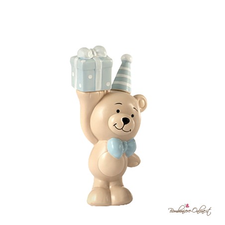 Bomboniera Orsetto Celeste in Festa