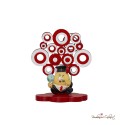 Albero della vita in legno con clip e emoticon Laurea