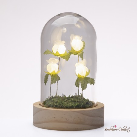 Bomboniera Lampada Cilindro Tulipani