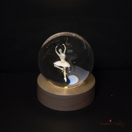 Bomboniera Lampada Sfera Ballerina sulle Punte