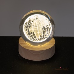 Bomboniera Lampada Sfera Mondo