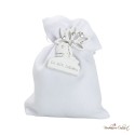 Sacchetto Porta Confetti con Magnete Santa Cresima Silver