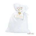 Sacchetto Porta Confetti con Magnete Bambina Prima Comunione Gold