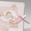 Biglietto "Rosa fiocco"