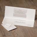 Partecipazione fascia carta perlata