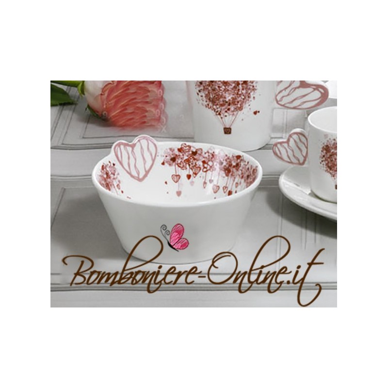Bomboniere Matrimonio: Ciotola in ceramica "In Love"
