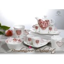 Bomboniera nozze Zuccheriera  in ceramica linea "In love"
