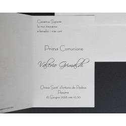 Invito Prima Comunione Pisside dorato