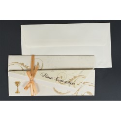 Invito Comunione doppio cartoncino orizzontale