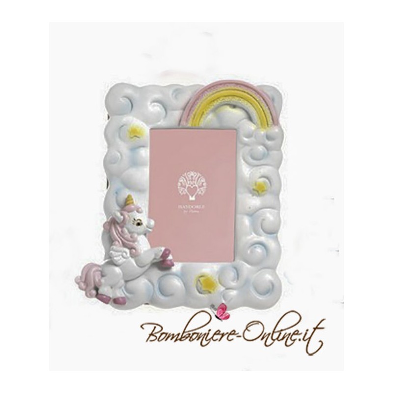 Portafoto  unicorno rosa collezione " Baby Unicorn"