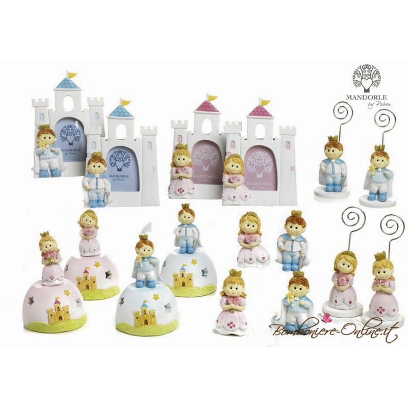 Bomboniera principessa con lucina collezione " The Royal"