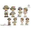 Comunione o Cresima: Bomboniera Bimba con cappello collezione "Les Chapeaux"