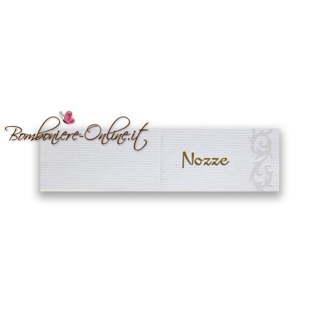Biglietti bomboniera Nozze Elegant