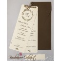 Partecipazione matrimonio 2019 Nature con invito incluso
